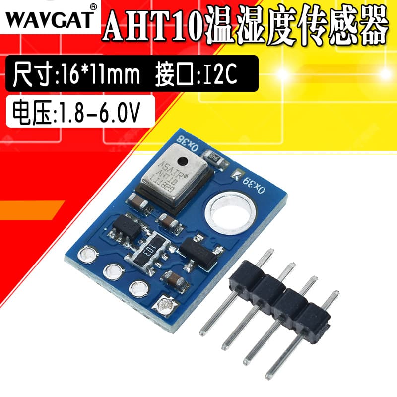 AHT10 High-Precision Digital Temperature and Humidity Sensor Measurement Module I2C Communication Replaces SHT20