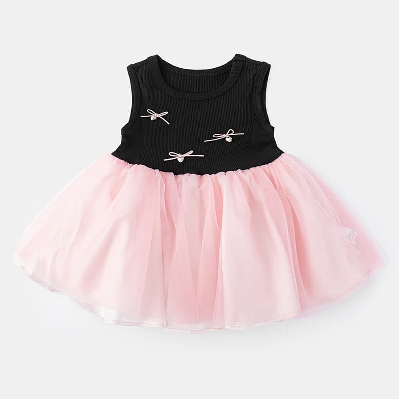 Baby Princess Dress Tulle Skirt 1st Birthday Girl Gown Party Dress Summer Kids Dress 5906