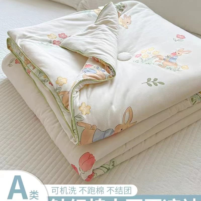 Class A Mother and Infant Grade Summer Cool Quilt, Machine Washable Summer Quilt, Children's Thin Quilt, Spring and Autumn Quilt, Winter Quilt, Soybean Fiber Quilt