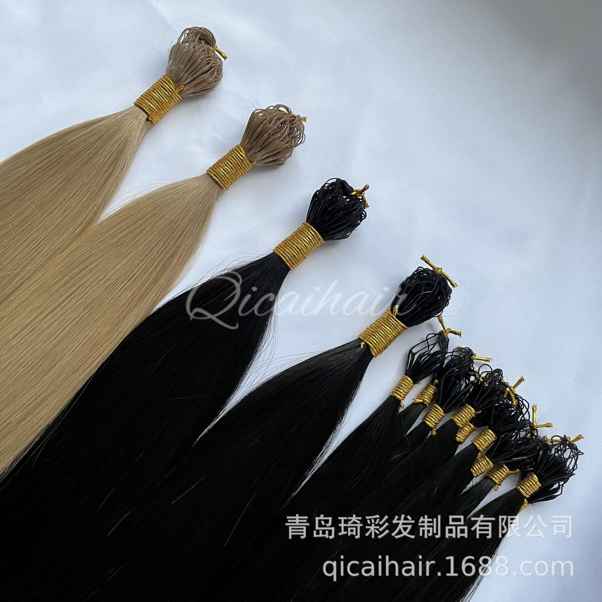 Qingdao Factory Real Human Hair Extensions 6D Second Generation Feather Hair Extensions Wholesale