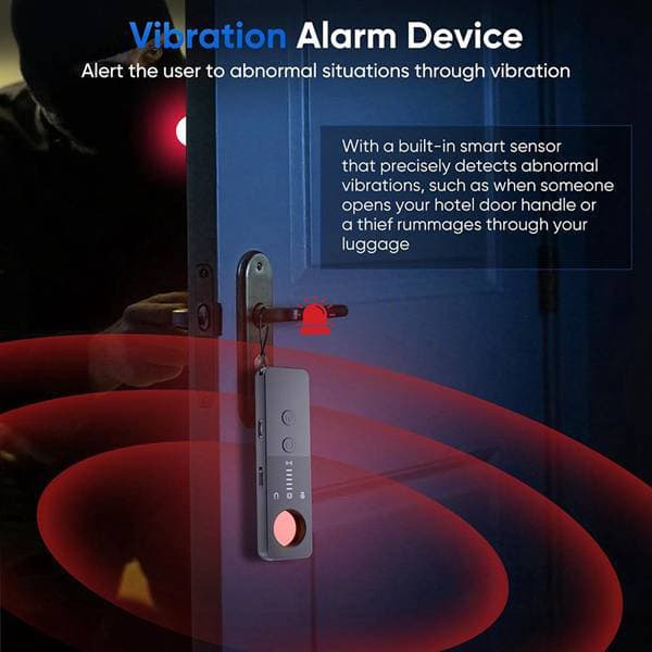 1 Color: Black Material: Plastic Hidden Camera Detector - Upgraded GPS Tracking Detector