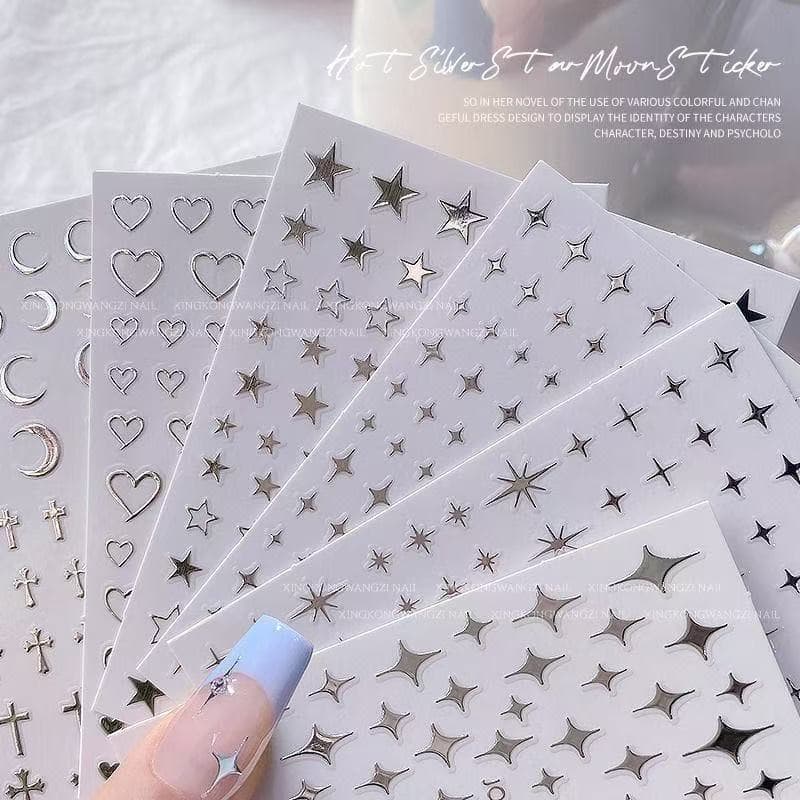 Dopamine Jelly Heart Nail Art Stickers Ins Summer Jelly Jelly Beans Funny Transparent Stickers