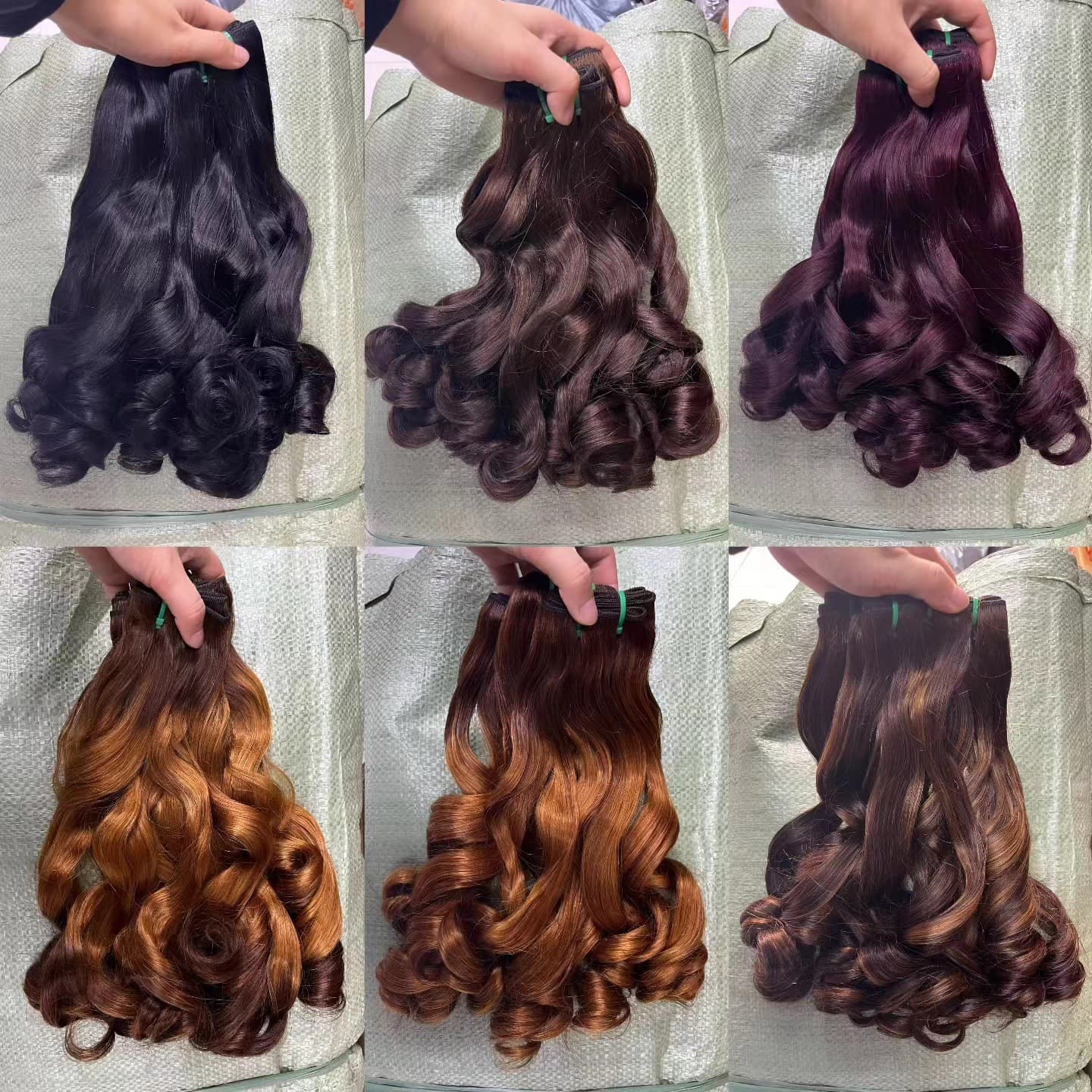 100% human hair sdd bouncy curly, pixie curly, Burmese curly