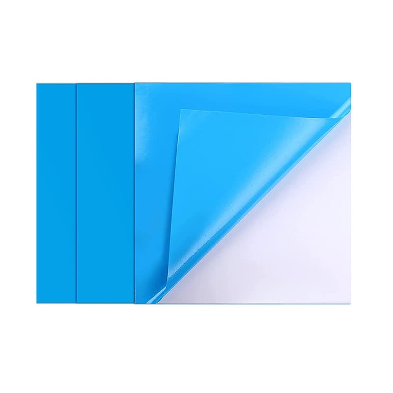 Ready supply 7X7CM square PVC inflatable swimming pool ring repair patch blue PVC self-adhesive repair subsidy