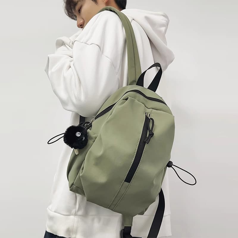 New Spring Outing Lightweight Small Backpack Casual Travel Nylon Mini Double Shoulder Bag for Boys And Girls iPad under 20L Capacity