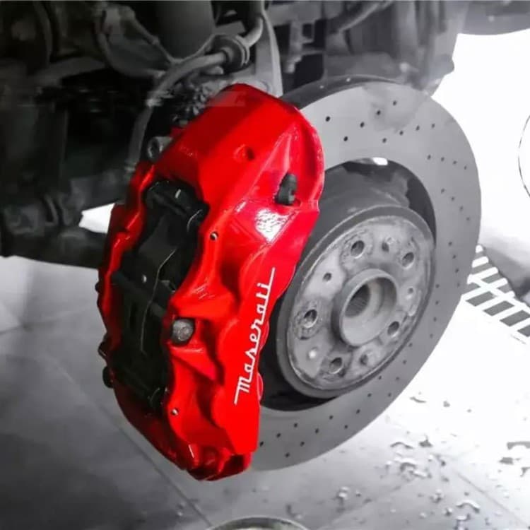 Fit for Maserati Caliper Sticker Personalized Decorative Car Sticker High-Temperature Resistant Brake Caliper Decal