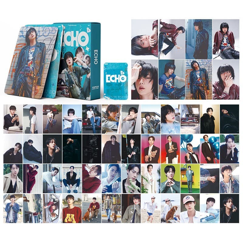 55 Jin Soo Jin Jin Solo Photo Cards Lomo Cards Echo Posters Kpop Photo Cards BTS Collection Cards