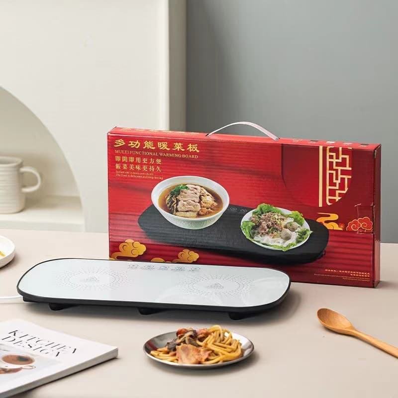 Multi-functional Smart Food Warming Plate, Constant Temperature Home-style Hot Food Mat, Milk Warmer for Dining Table, Dormitory, and Office