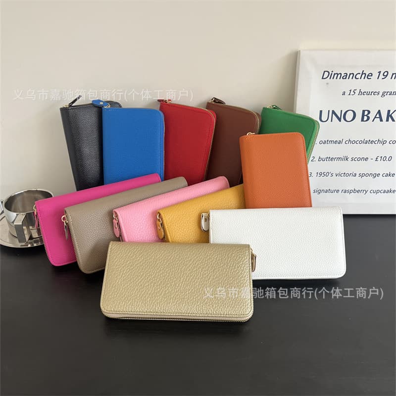 Women's Hand Long Wallet 2025 Spring New Korean Style Hand Bag Multi-function Card Bag Mobile Phone Bag Coin Purse Wallet