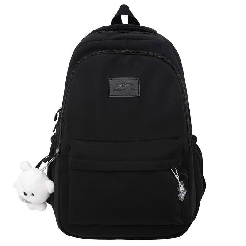 Forest-style Large Capacity Backpack for High School and College Women, Simple and Versatile Ins Campus Style Laptop Backpack