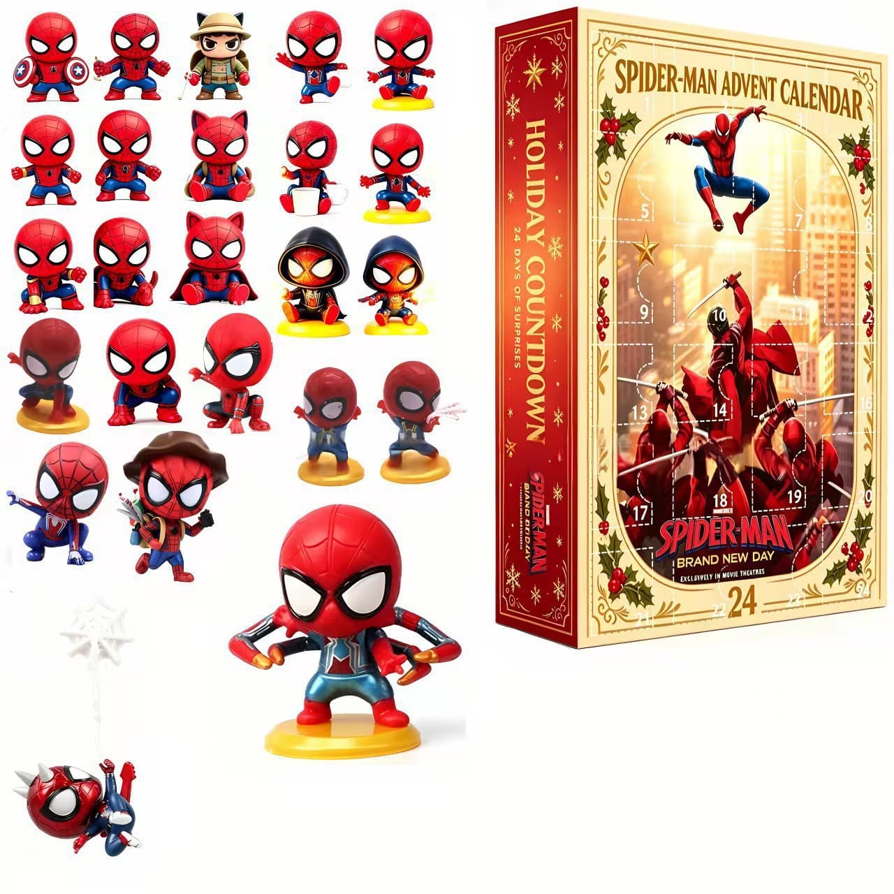 Cross-border SPIDER MANCountdown calendar2026 Spider-Man countdown calendar