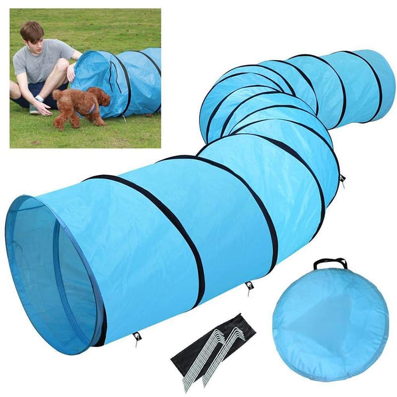 Cross-border Factory Children Tunnel Pet Dog Tent Outdoor Crawling Pet Supplies Toy House for Large Dogs