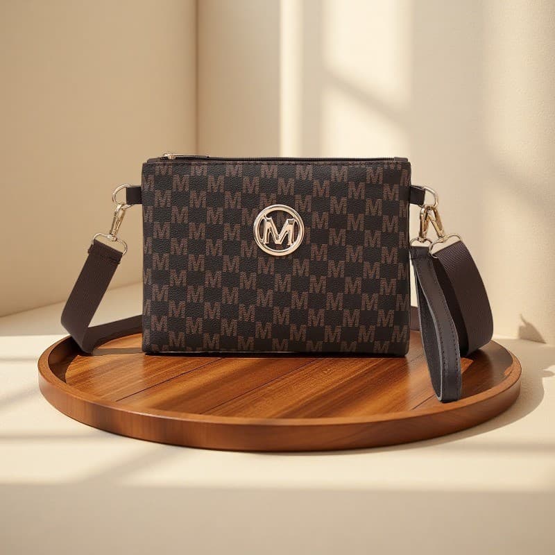 Cross-border Drop Shipping Letter Vintage Fashion Mom Crossbody Bag Simple Coin Purse Shoulder Bag Women's Handbag Wholesale