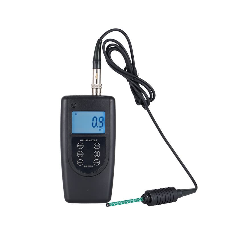 Factory Supply Digital Gauss Meter GS-100DA for Detecting Radiation Magnetism, Residual Magnetism, and Earth's Magnetic Field Strength