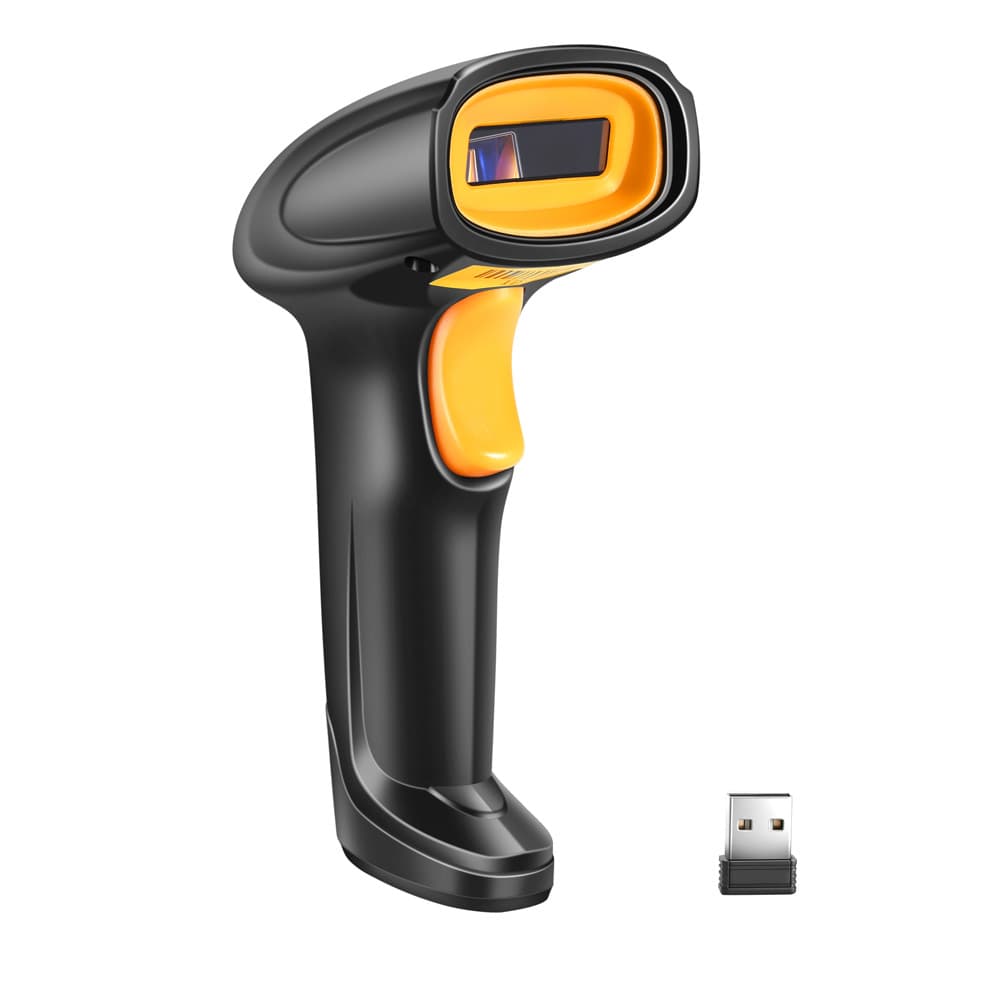 DL-W863 1D Wireless Handheld Barcode Scanner with Laser Scanning, Supports Express Delivery