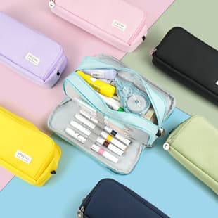 Large Capacity Pencil Case for Boys and Girls, Elementary School Students, Ins Style Japanese-Korean Pencil Bag