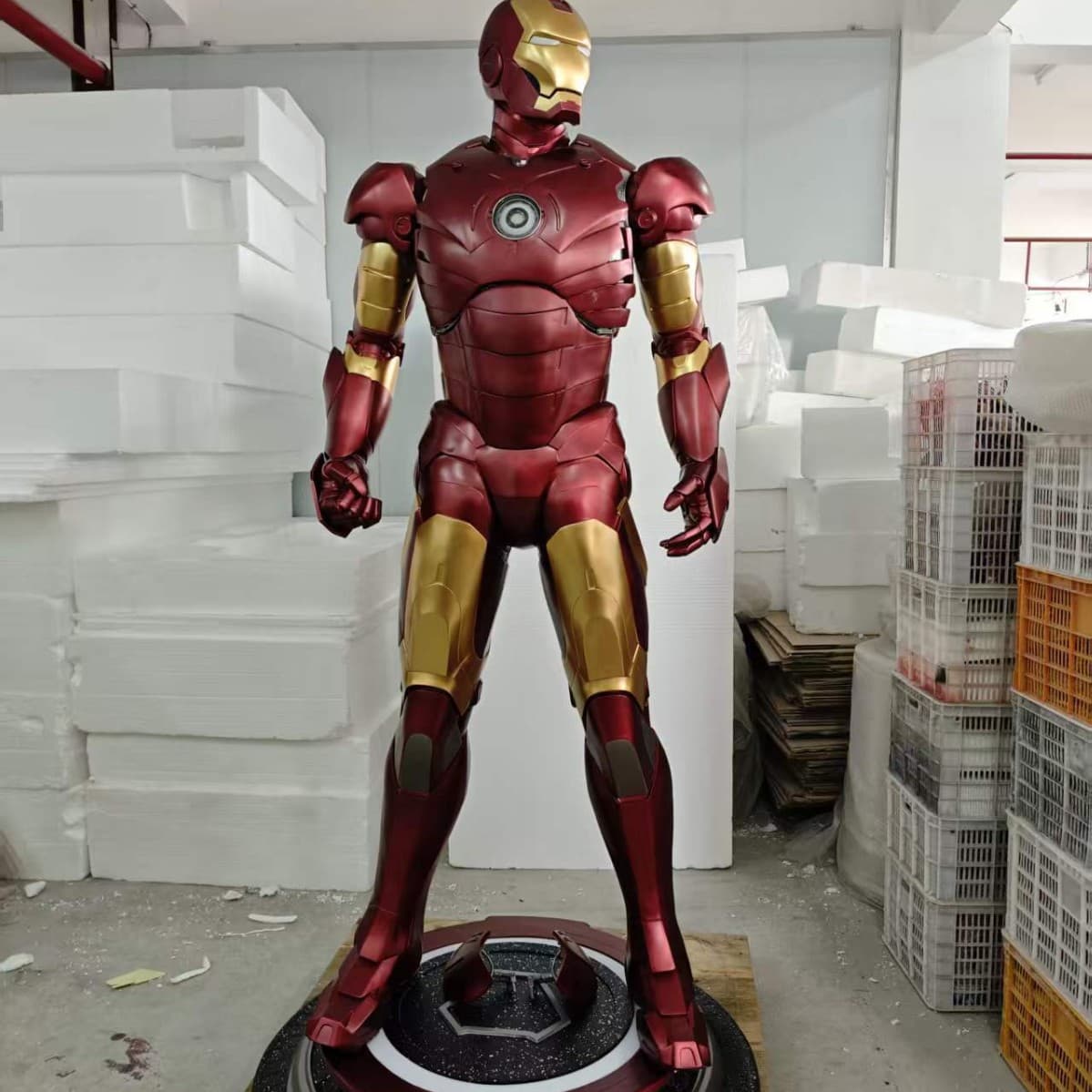 Cross-border Disney Iron 1:1 Iron Man MK3 Sculpture Living Room Company Store Floor Large Ornament Figure Decoration