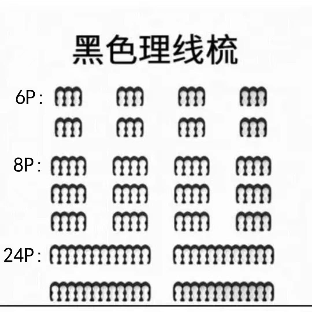 Cable Comb Wire Organizer Network Cable Sorter PC Power Supply Cable Clip Graphics Card Cable Clasp Snap-On Cable Manager
