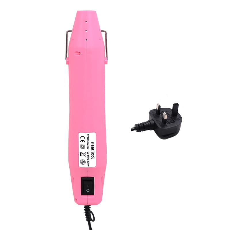 Factory Direct Integrated Hot Air Gun Pink 300W Small Handheld Non-Scalding Shaping Tool 110V/220V/230V