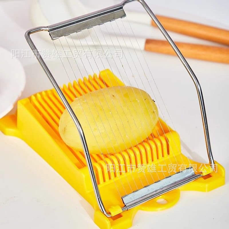 10/14-Line Luncheon Meat and Ham Slicer, Potato and Vegetable Cutter, Egg and Banana Slicer Divider