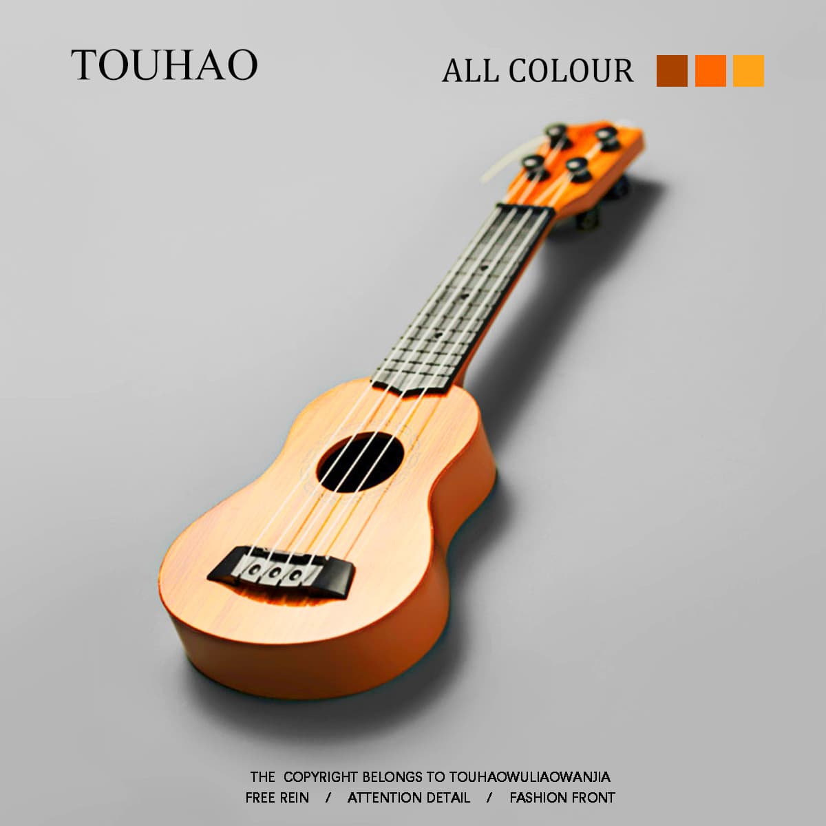 Top Choice! Practice playing and singing when bored! Playable medium-sized ukulele toy mini guitar instrument.