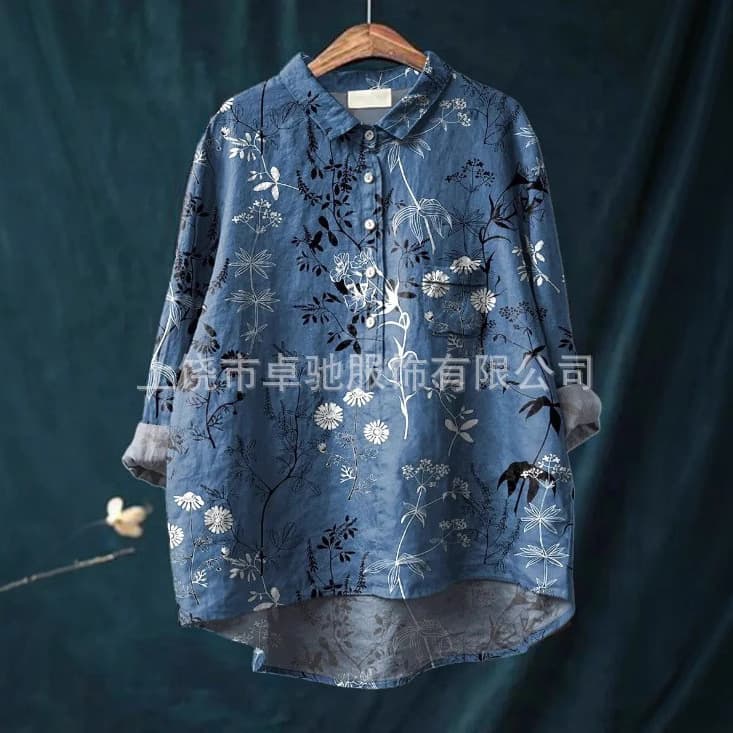 2025 hot summer women's clothing new style Amazon AliExpress loose print round neck casual plus-size women's T-shirt