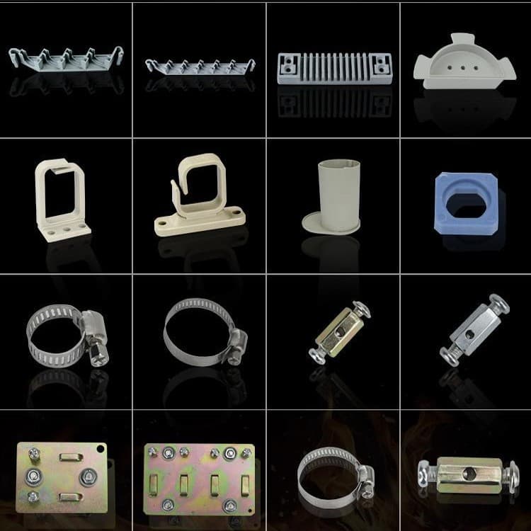 1-Position 2-Position 4-Position 6-Position Rail Mount Bracket Flange ODF Cabinet Optical Distribution Box Splice Tray Cable Management Ring Fusion Tray