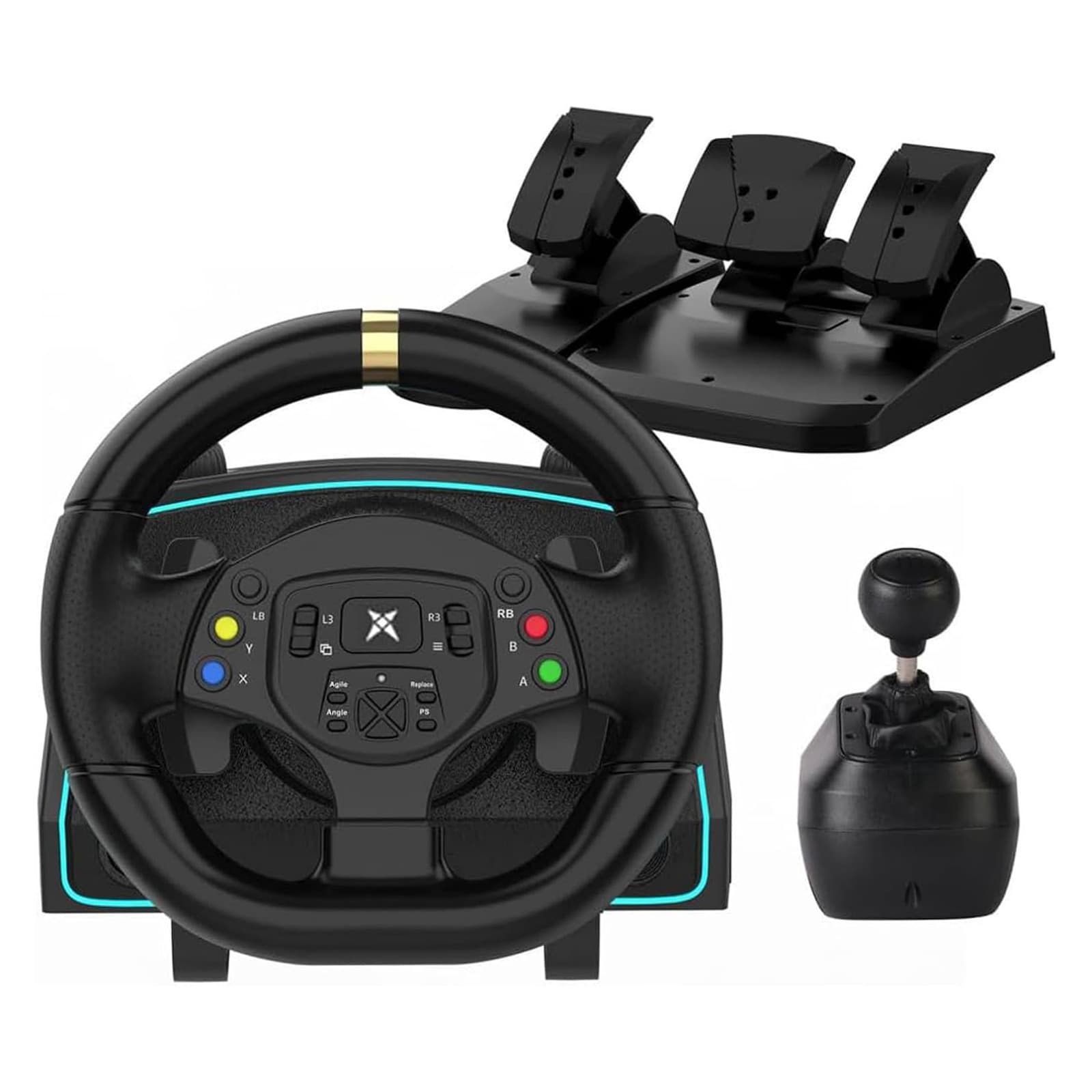 1080 Degree Racing Game Universal Simulator Steering Wheel Compatible Pc/ps3/switch/android Multi-in-one