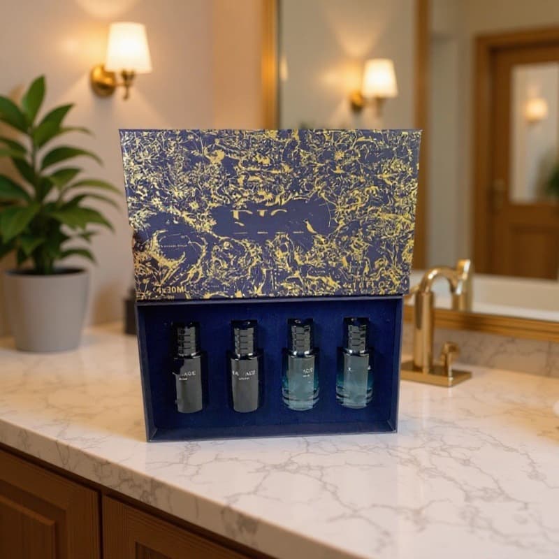 Foreign trade Vietnam perfume cross-border Q version perfume box small fragrance 34578 pieces small and medium sample 19-piece set