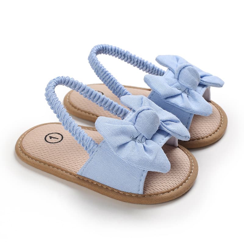 Summer 0-6-12 Months Baby Girl Cute Fresh Bowknot Infant Sandals 0-1 Year Toddler Walking Shoes
