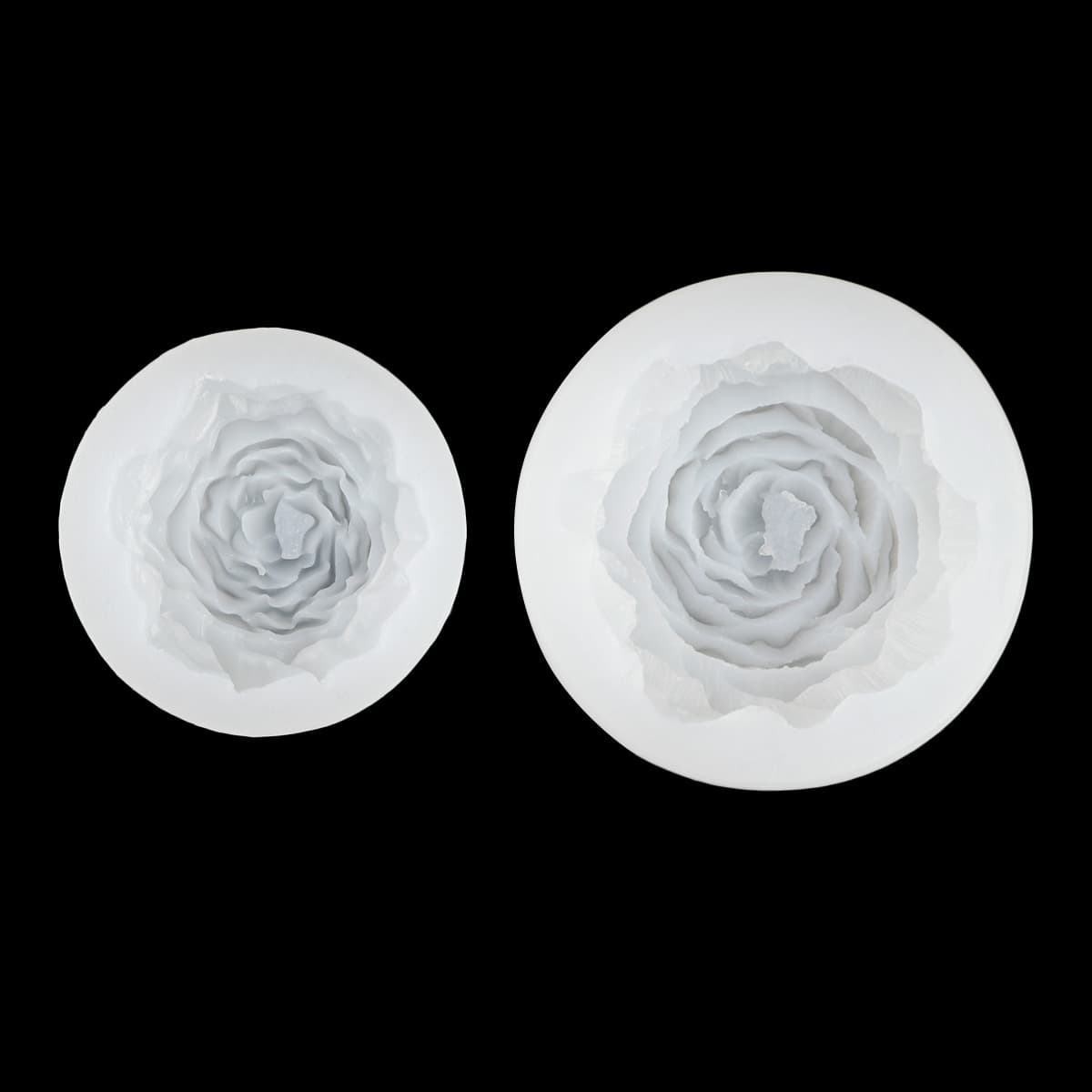 DIY Baking Peony Flower Silicone Mold for Aromatherapy Plaster Candle, Fondant Cake Mold, Chocolate Pudding Mold