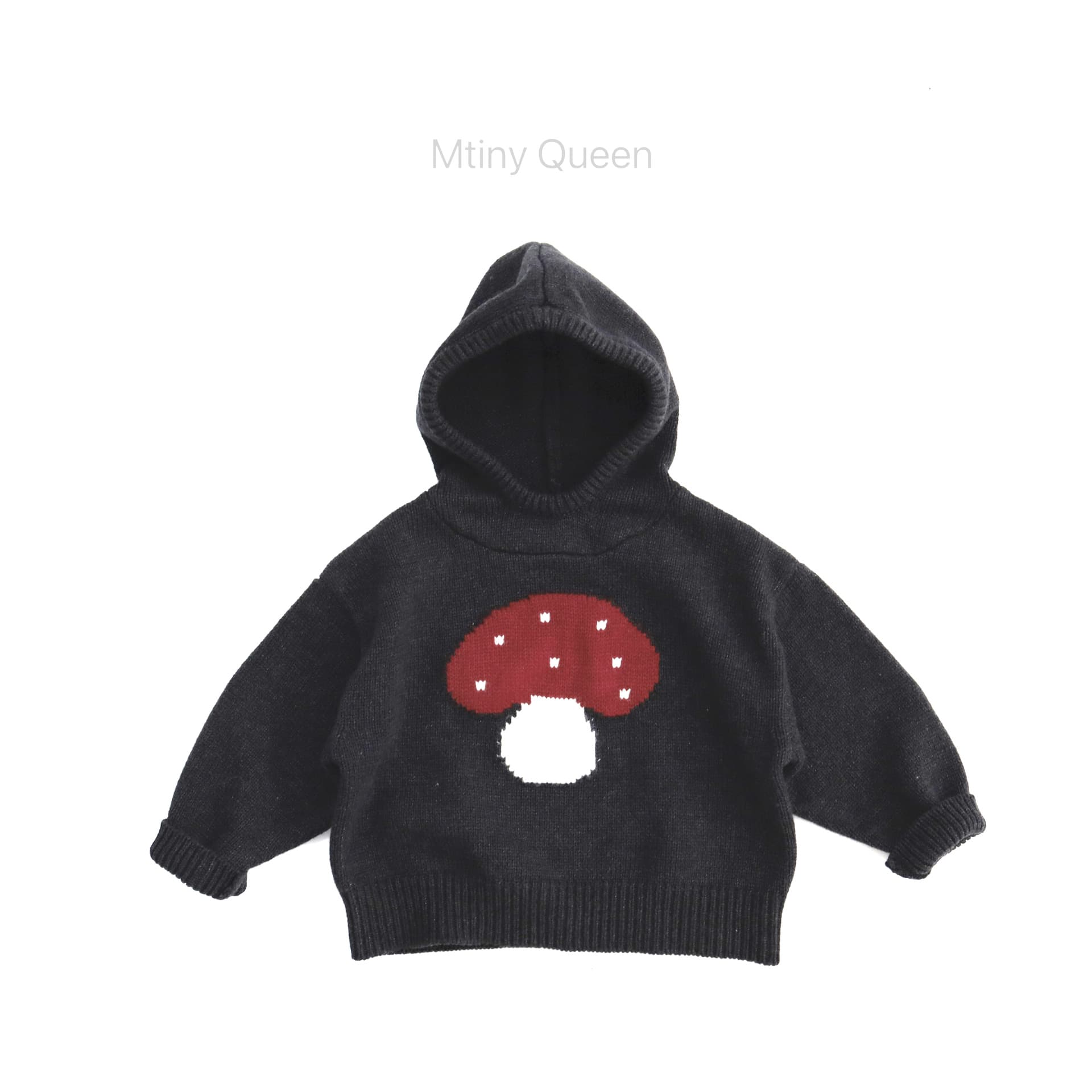 Mushroom Hoodie~ Korean-style Boys and Girls Children's Sweater, Cotton Knit Jacquard Pullover Jacket, Toddler and Kids Retro Trendy