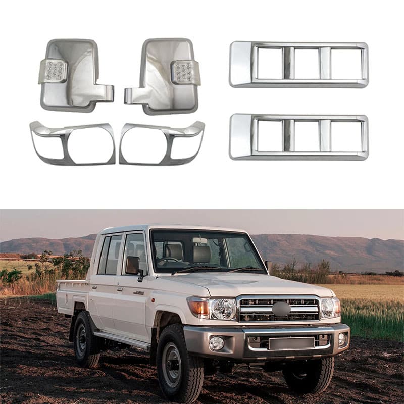 Suitable for Toyota Land Cruiser FJ70 rearview mirror vent and other exterior decoration