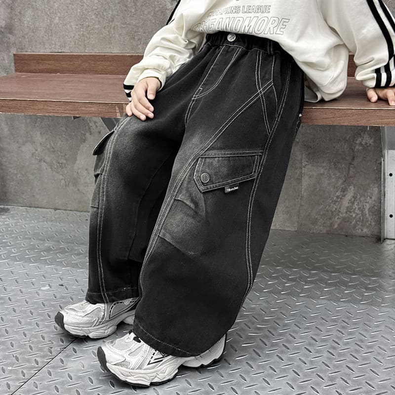 Boys Soft Denim Jeans Spring Autumn New Children Fashion Long Pants Baby Boy Straight Leg Pants Trendy