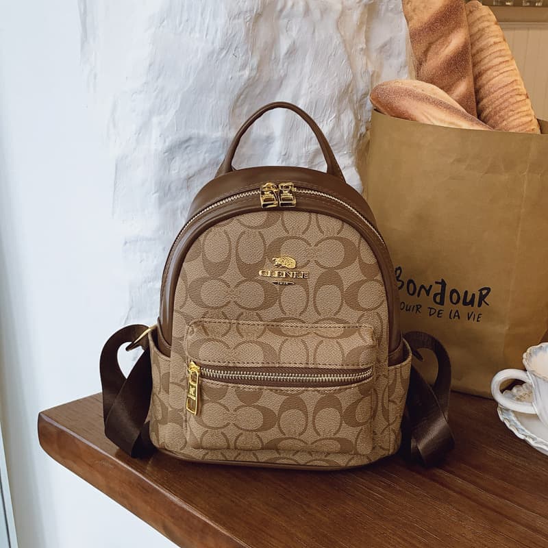 Women's Retro Casual Backpack 2025 New Presbyopia Light Luxury Fashion Versatile Outing Travel Koujia Backpack