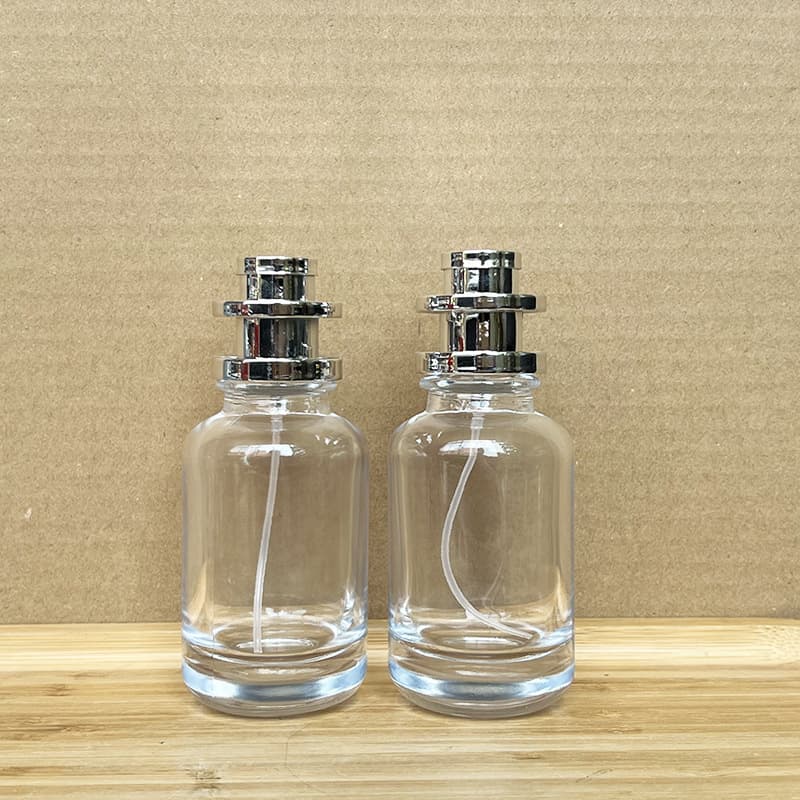 In Stock YY102-50ml-38 Thread Perfume Spray Refillable Bottle / Transparent Empty Bottle for Cosmetics Refill