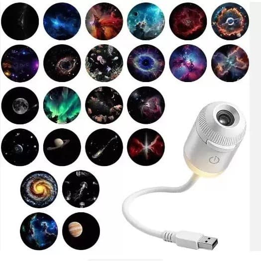 USB Starry Night Light - New Cross-border Projection Night Light, Starry Sky Lamp, Feeding Ambiance Light, Galaxy Lamp