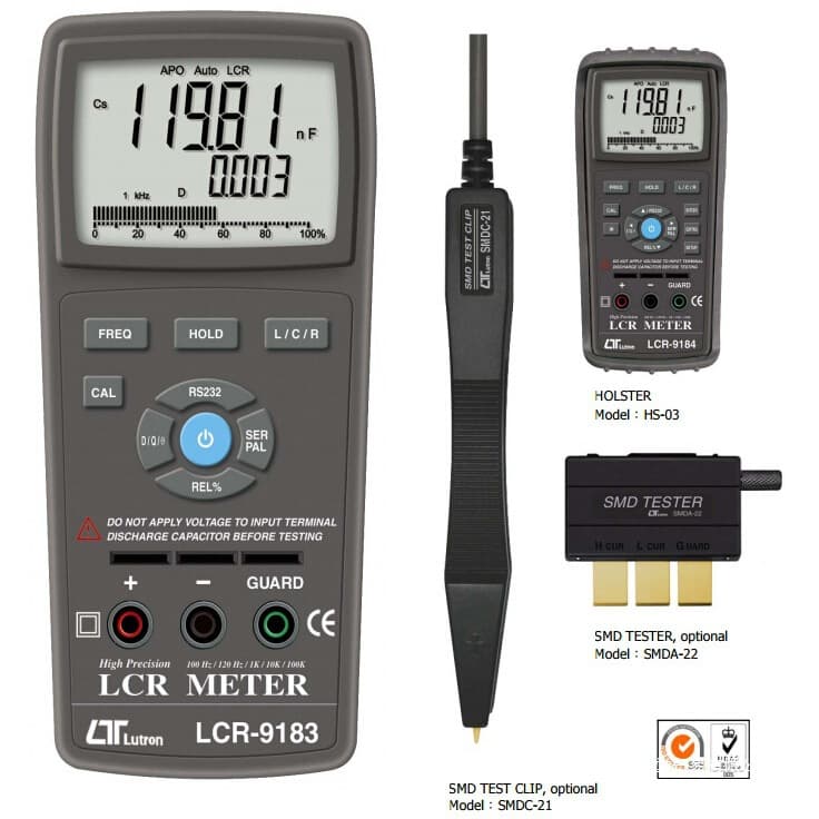 Taiwan Luchang LCR-9184 Digital Bridge Tester Imported High-Precision Industrial Tester Juhan China