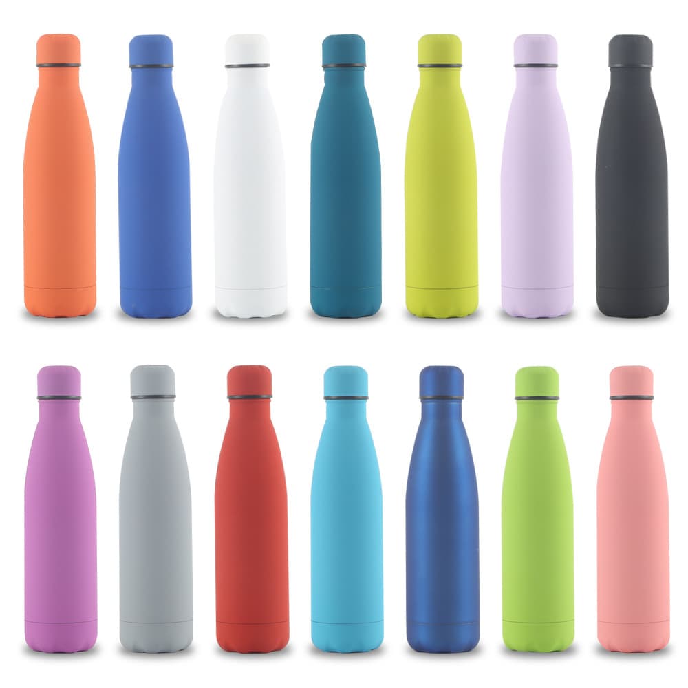 Insulated cup 304 stainless steel water cup Sports water bottle can be customized Cross-border product vacuum Coke bottle thermos cup