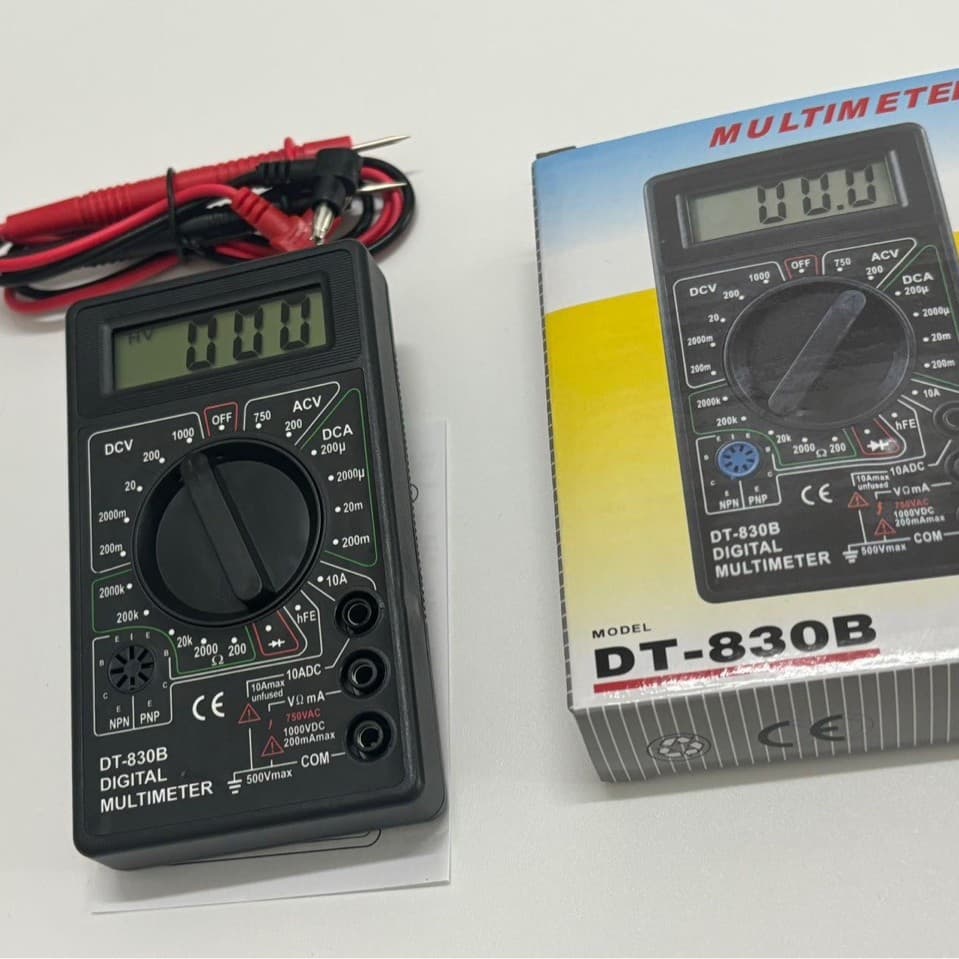 DT-830B Digital Multimeter Handheld Digital Universal Meter Ammeter Voltmeter Electrical Instrument