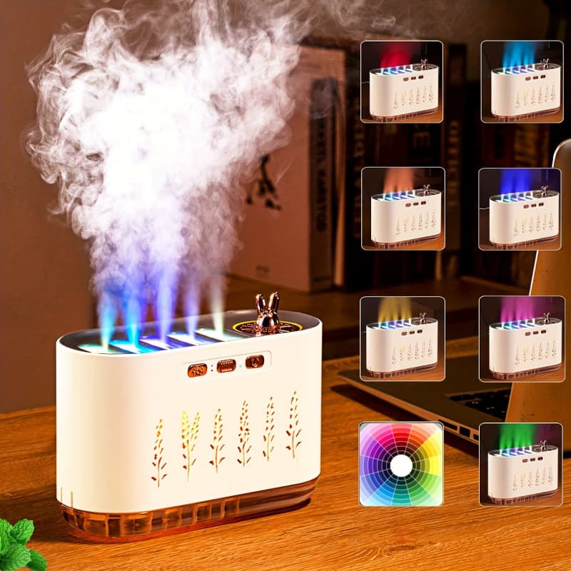 2026 New Cross-border Drop Shipping: Portable 700ml Multi-functional Essential Oil Humidifier