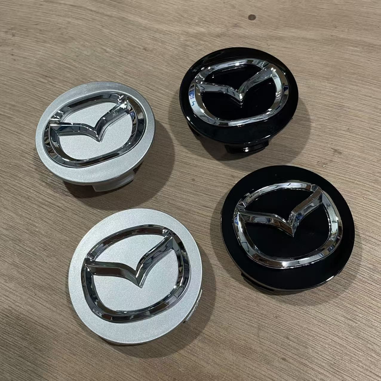 Compatible with Mazda Wheel Hub Caps 57mm Mazda6 Wheel Center Plastic Cover 56mm Mazda3 Tire Center Emblem