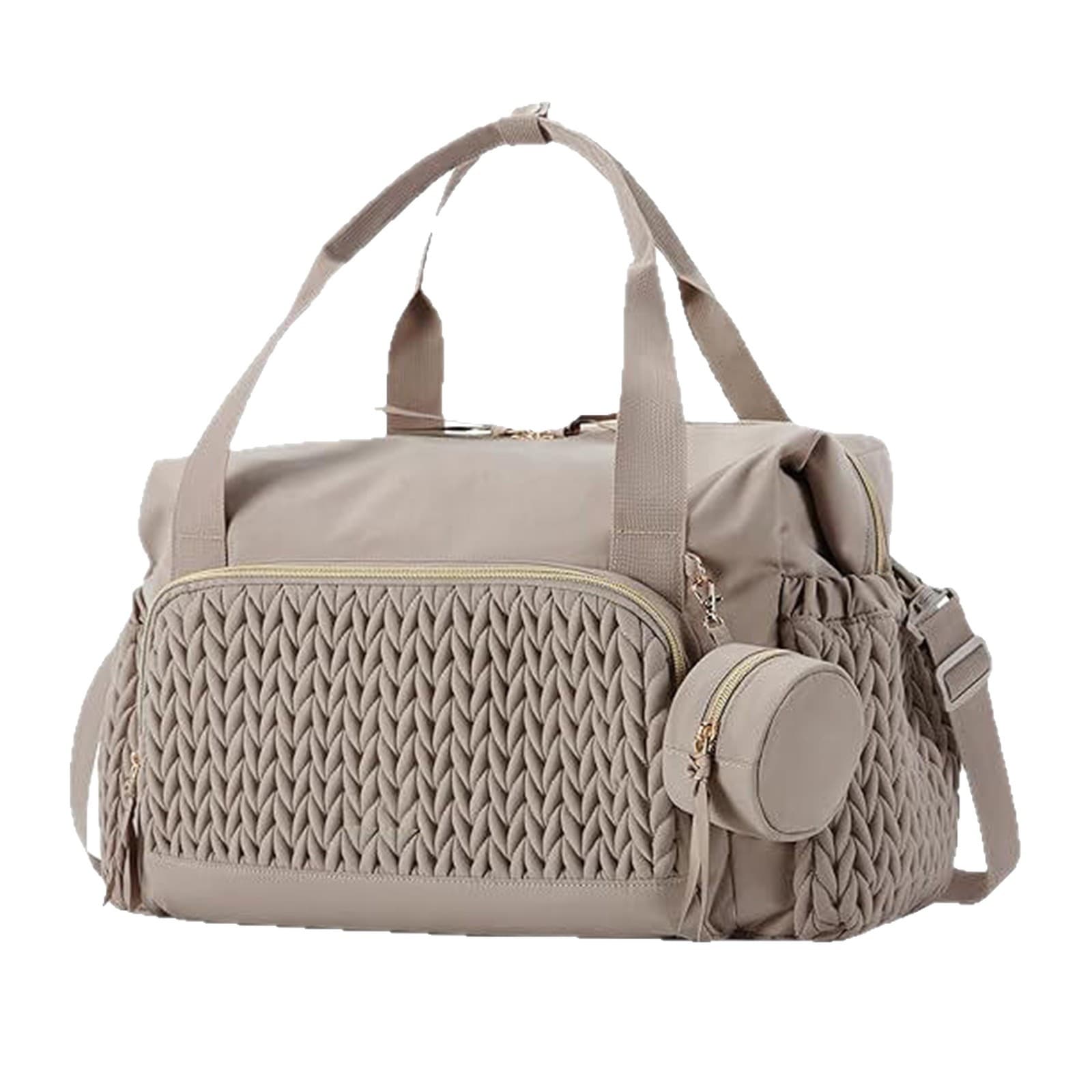 New Cross-border Large Capacity Travel Handbag Crossbody Baby Diaper Bag Mommy Bag with Pacifier Holder Maternity Bag
