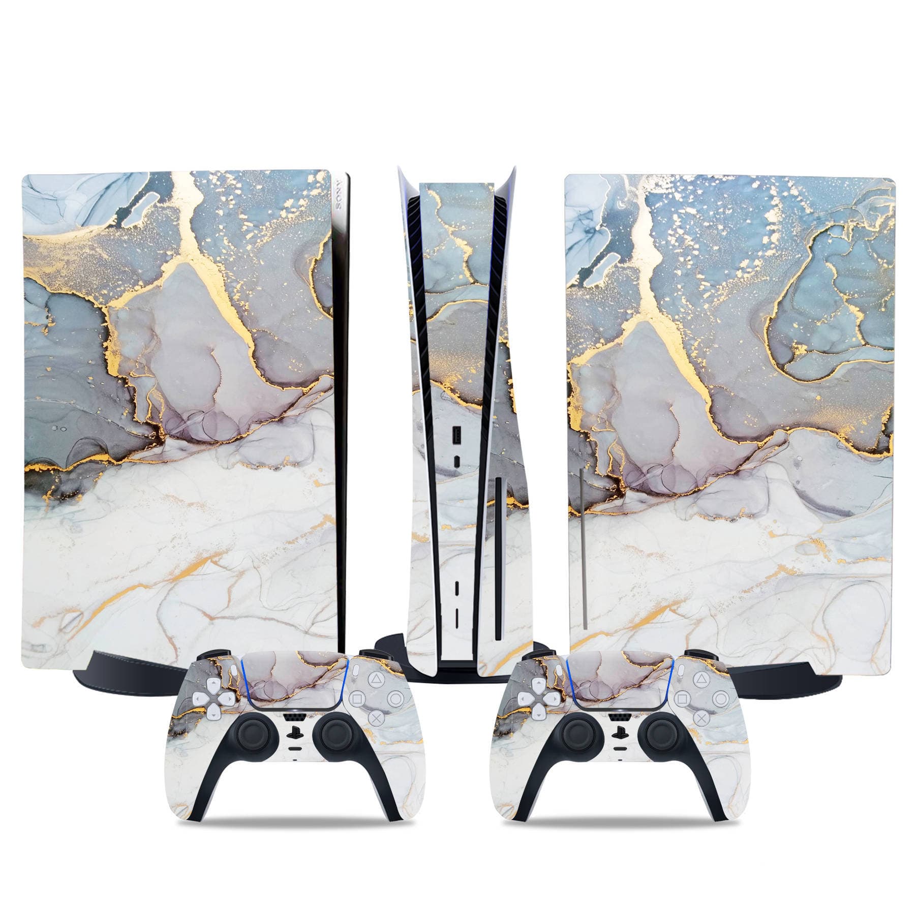 PS5 optical drive version sticker PS5 digital version console handle film frosted support one-piece generation air guide groove