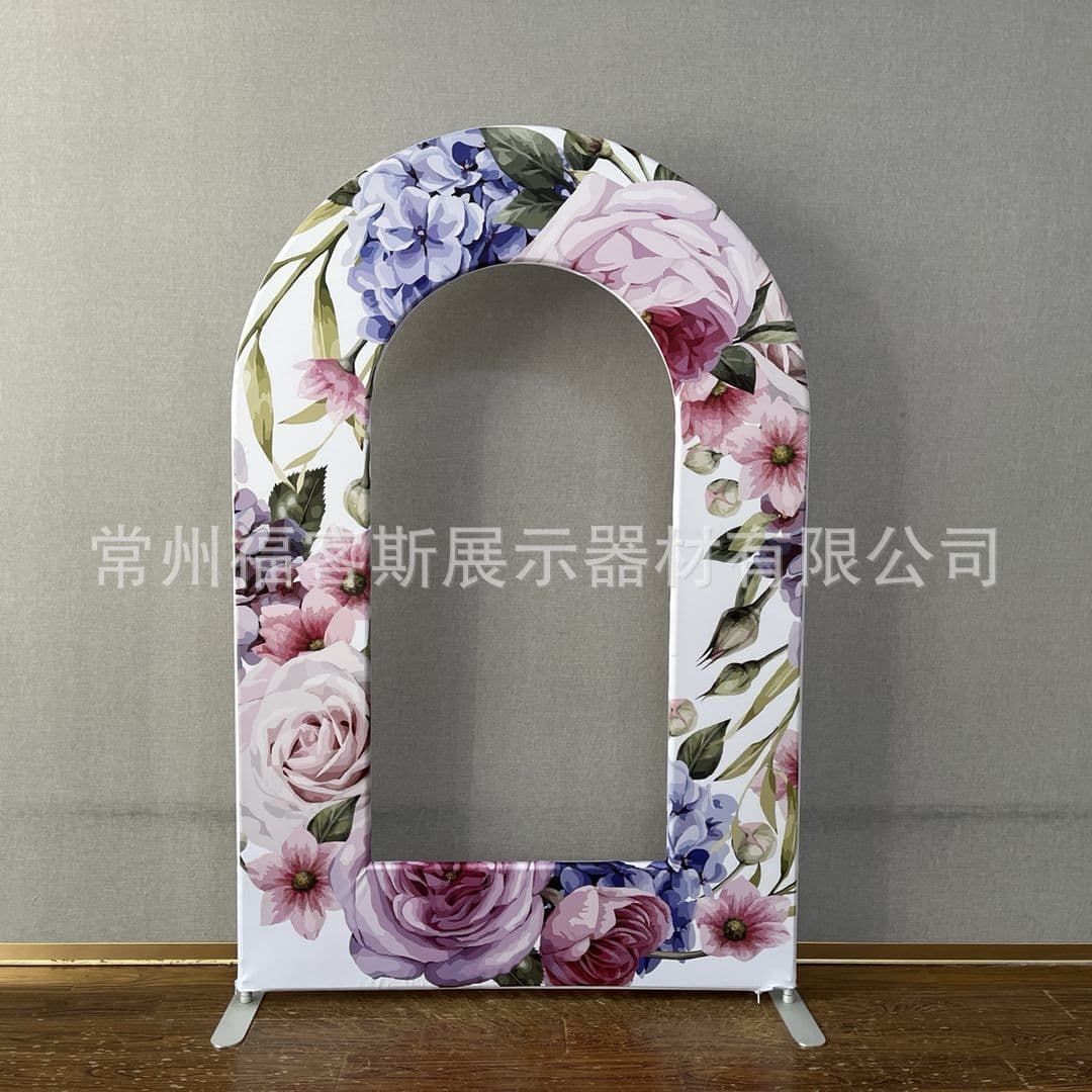 Wedding arch cross-border background frame decoration scene layout aluminum arch frame wedding props