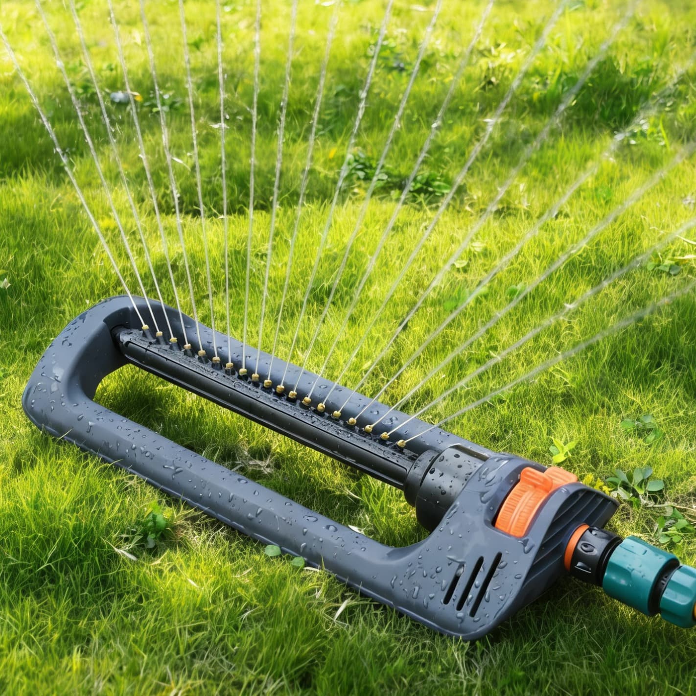 Irrigation Tool, 19-Hole Garden Watering Nozzle, Landscape Watering Sprinkler for Garden Maintenance, Vegetable Garden Sprayer