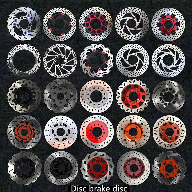Electric Vehicle Disc Brake Rotor 180/200/220/260 Modified Reverse Thread for Motorcycle, Scooter, Lithium Battery Bike