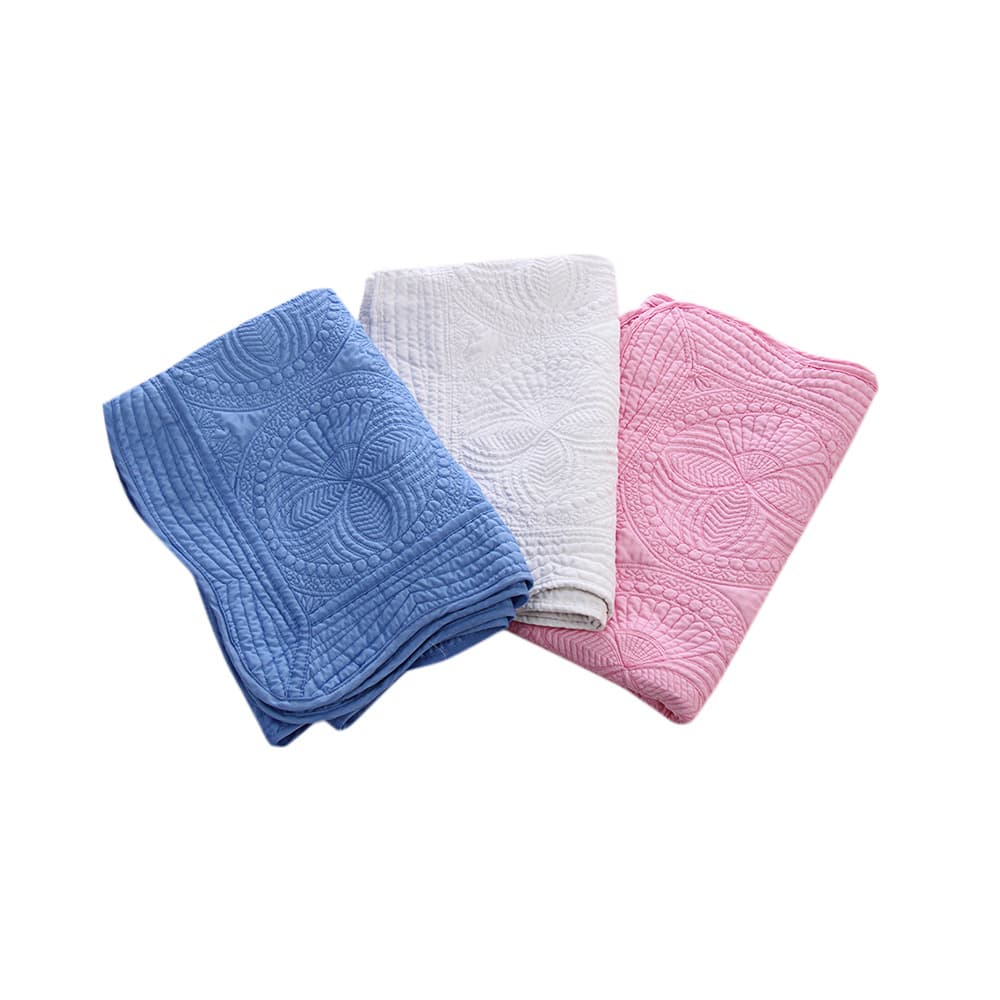 Amazon and AliExpress Best-selling Cross-border BABY QUILTS Infant Blanket Quilted Cotton Swaddle Blanket Embroidered Children's Blanket