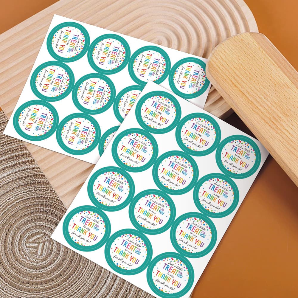 120 stickers/pack thank you for everything label thank you sticker gift box sealing sticker packaging decoration sticker