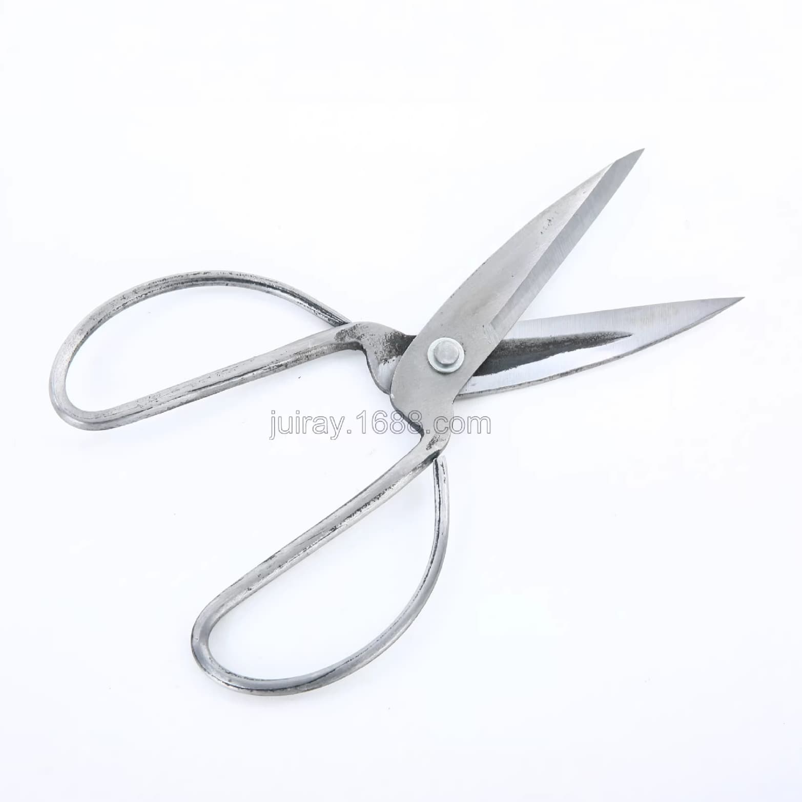 Azheng brand hand-forged steel household scissors plus steel forged polished scissors kitchen household scissors